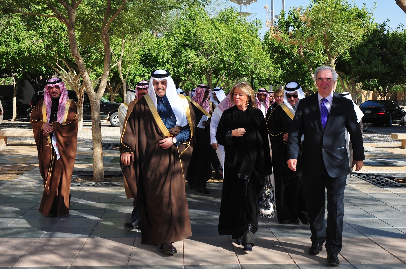 صاحب السمو الأمير الدكتور عبدالعزيز بن عياف أمين منطقة الرياض مع عمدة مدينة ماربيا (انخليث مونيوث)